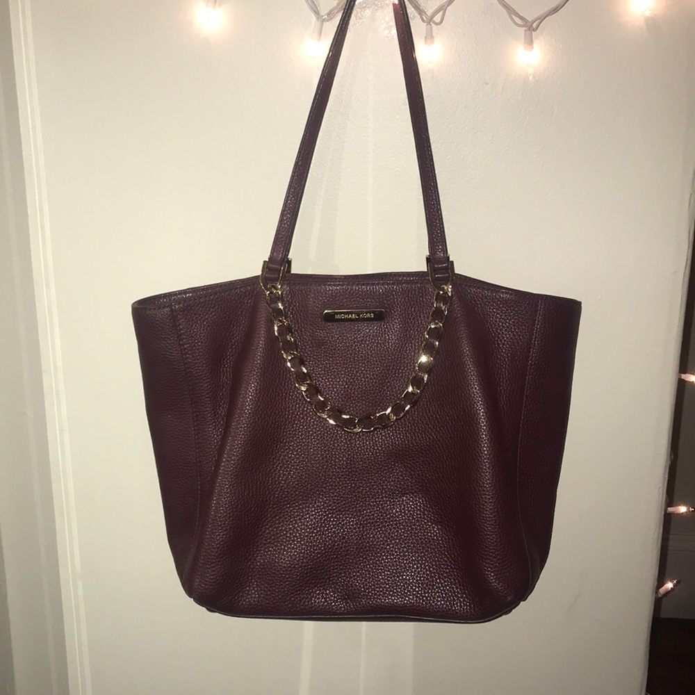Michael Kors Maroon Purse